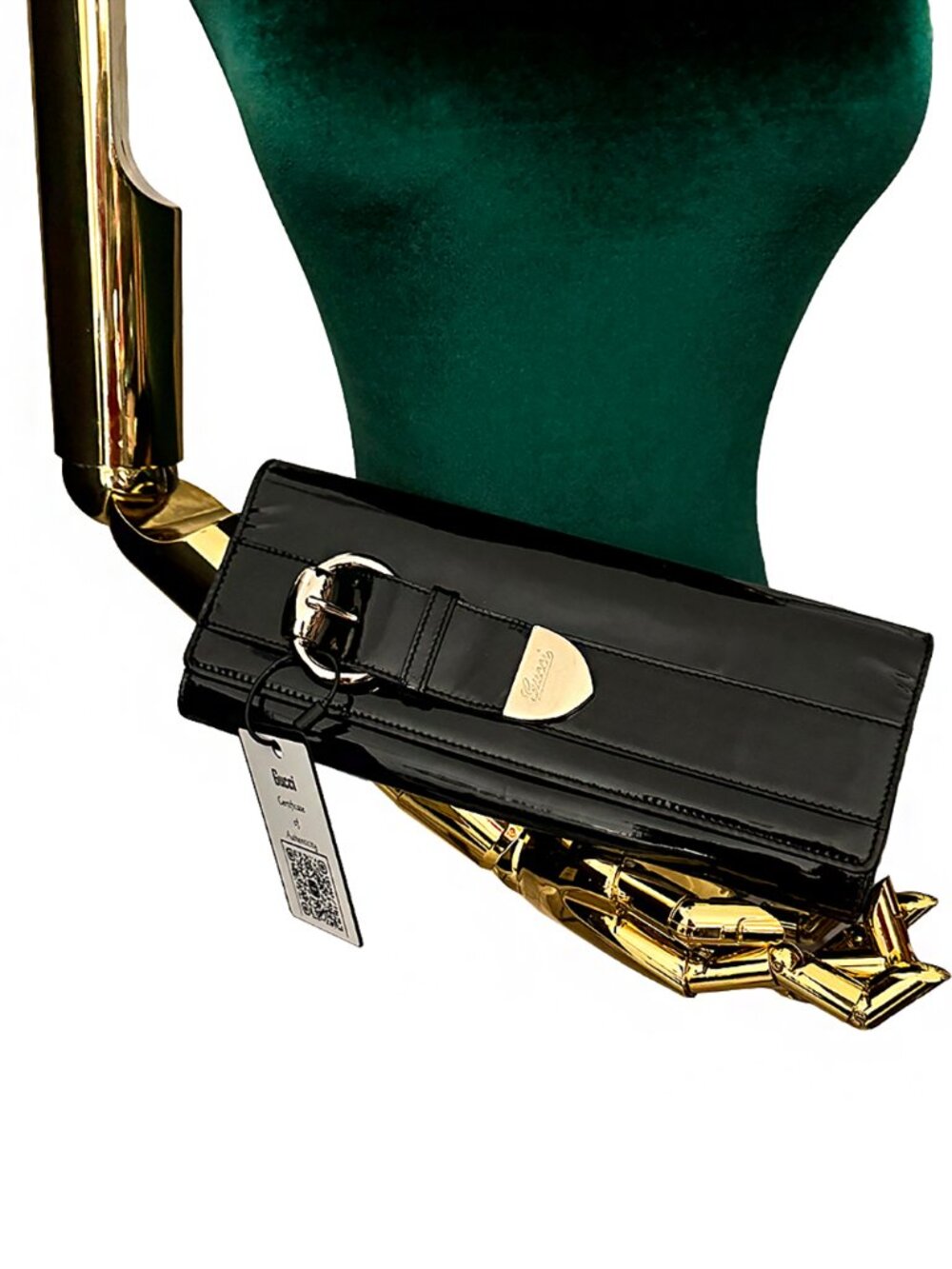 Gucci Patent Leather Clutch